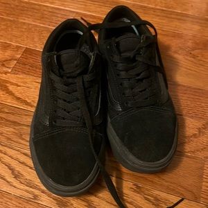 Black vans like new